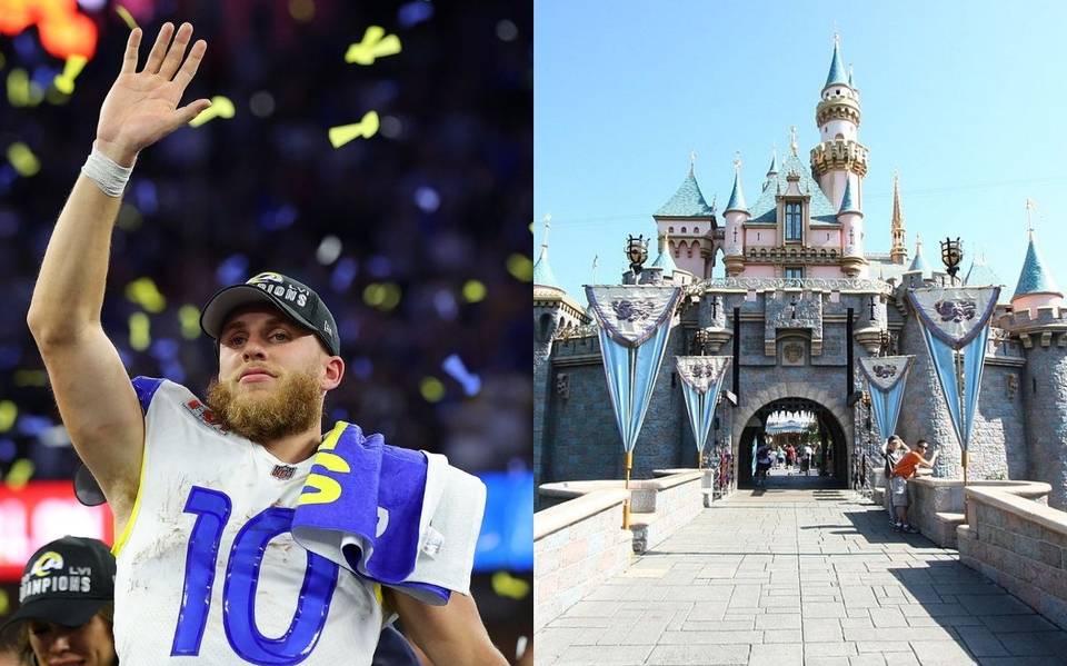 LA Rams, Cooper Kupp. Aaron Donald, Matthew Stafford in Going to  Disneyland Commercial 