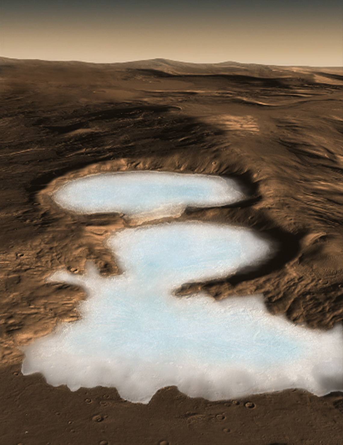 Состояние воды планет. Озера Феникс (плато солнца) Марс. Королев кратер Марс. Полярные шапки Марса. Ледники на Марсе.