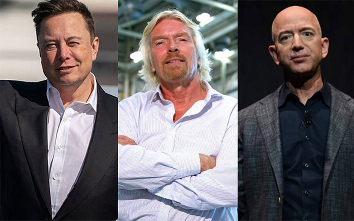 Guerra De Millonarios: Elon Musk, Richard Branson Y Jeff Bezos Compiten ...