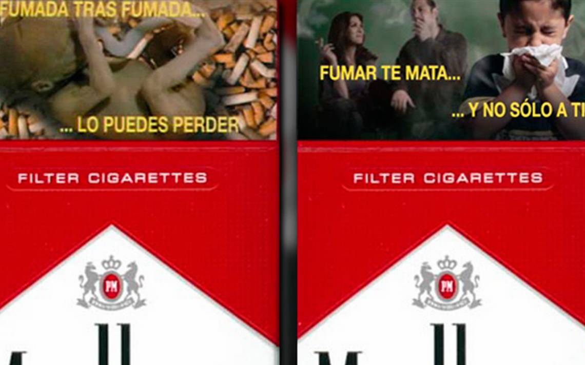 Este 1 de diciembre cajetillas de cigarros tendrán nuevas advertencias