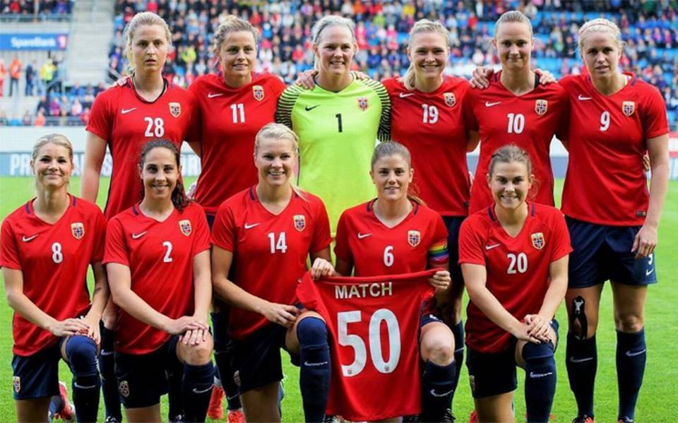 Selección femenina de fútbol de noruega