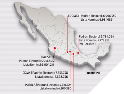 Mujeres Entre 20 A 25 Anos Y Estos 5 Estados Son Clave Para Definir Elecciones En Mexico El Sol De Mexico Noticias Deportes Gossip Columnas