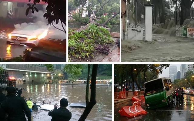 Resultado de imagen para Capitalinos y mexiquenses CAOS INUNDACION