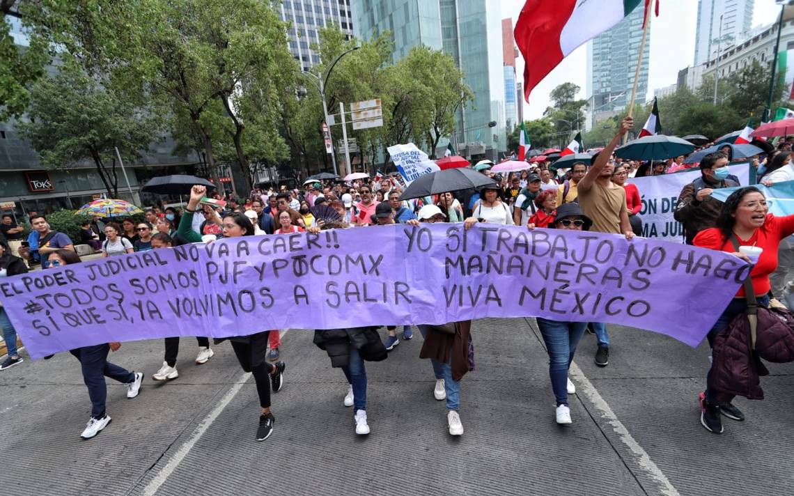 Trabajadores del PJF levantan plantón de la Cámara de Diputados