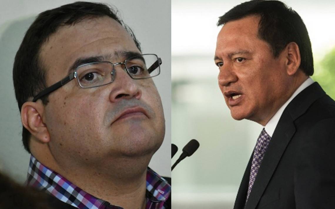 Javier Duarte responsabiliza a Osorio Chong de lo que le pase a su