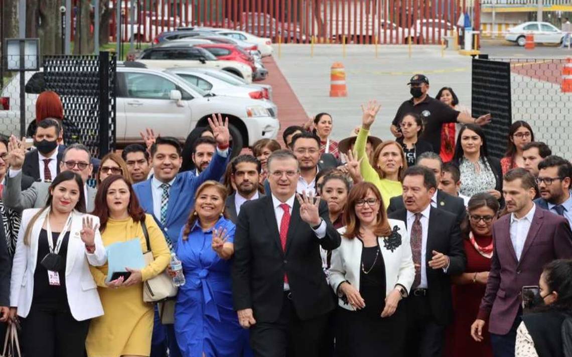 Entre gritos de “presidente”, diputados de Morena arropan a Marcelo Ebrard  - El Sol de México | Noticias, Deportes, Gossip, Columnas