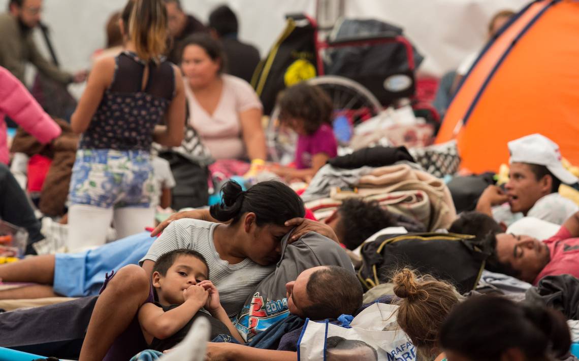 Caravana migrante reuni n con AMLO antes de seguir su camino