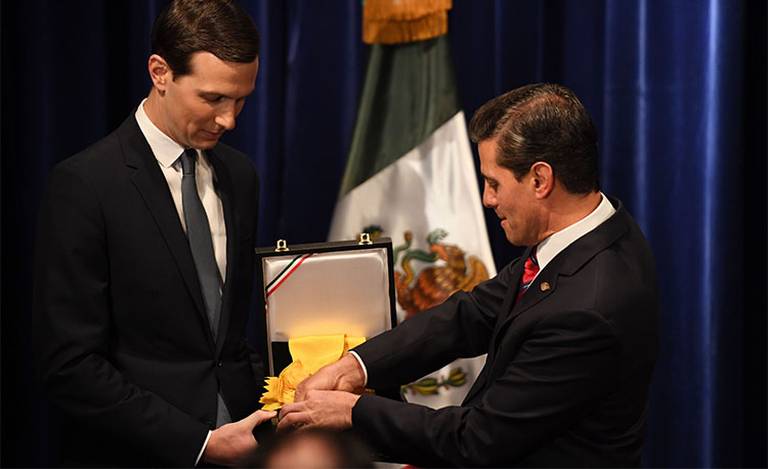 Peña Nieto entrega la Orden del Águila Azteca a Jared Kushner - El  Occidental | Noticias Locales, Policiacas, sobre México, Guadalajara y el  Mundo