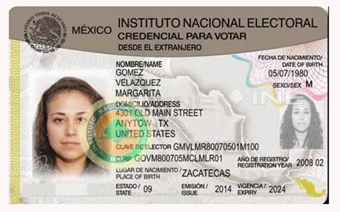 Aprueba Ine Modelo De Credencial Para Voto De Los Mexicanos En El Extranjero El Sol De México 4239