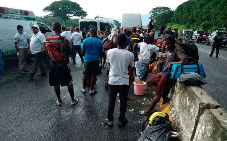 Guardia Nacional detiene a migrantes en Chiapas y desmantela