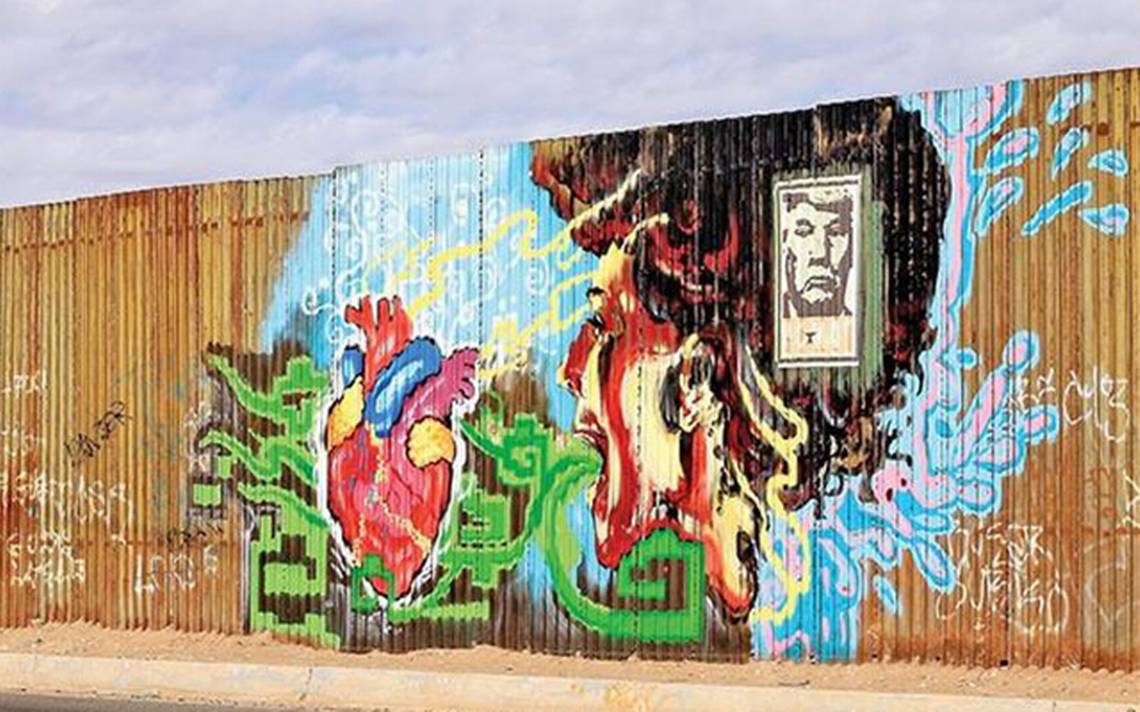 Lienzo De Metal Arte En Muro Que Divide A Estados Unidos Y México El Heraldo De Chihuahua 5999