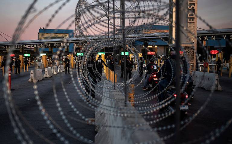 EU justifica cierre temporal de garita de San Ysidro migrantes