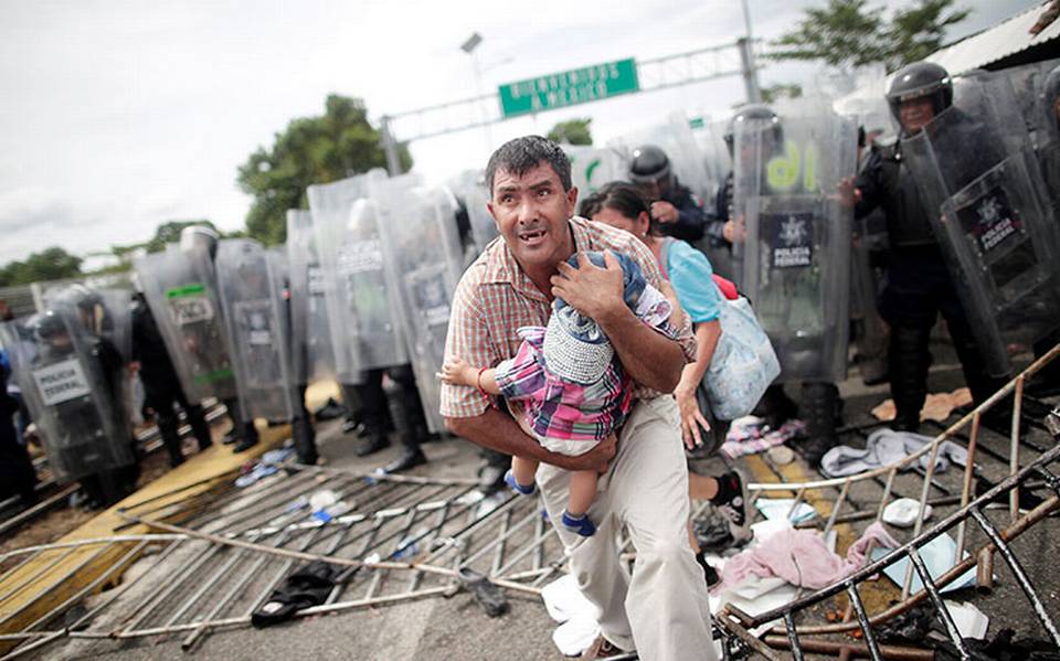 Somos migrantes no delincuentes Caravana de hondure os clama