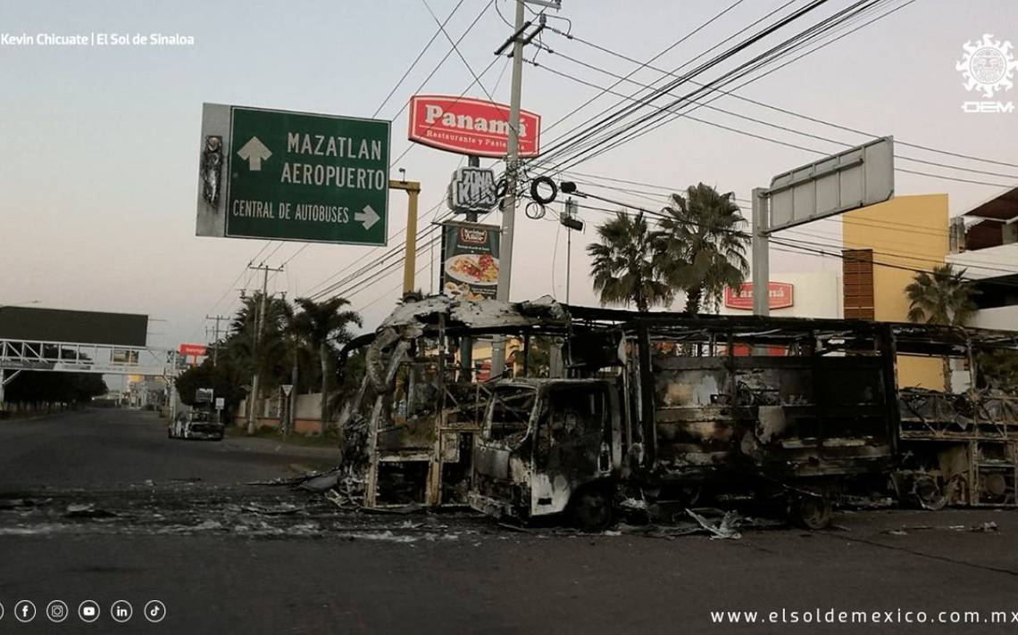 Desolación y aparente calma en Culiacán, Sinaloa, tras jornada violenta -  El Sol de Puebla | Noticias Locales, Policiacas, sobre México, Puebla y el  Mundo