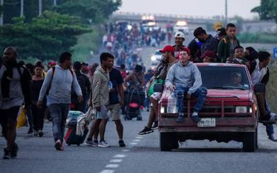 Caravana migrante se enfila a Sonora El Sol de M xico Noticias