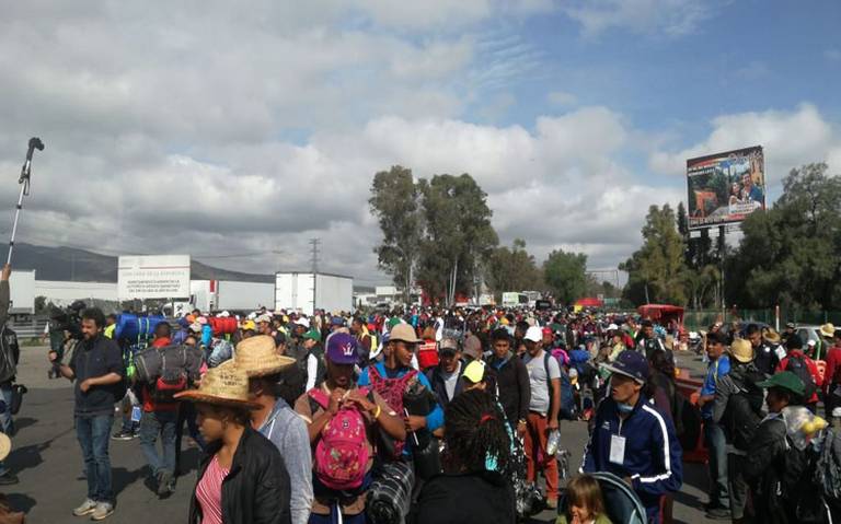 Caravana migrante deja Quer taro se dirigen a Tijuana El Sol de